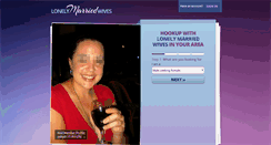 Desktop Screenshot of lonelymarriedwives.com